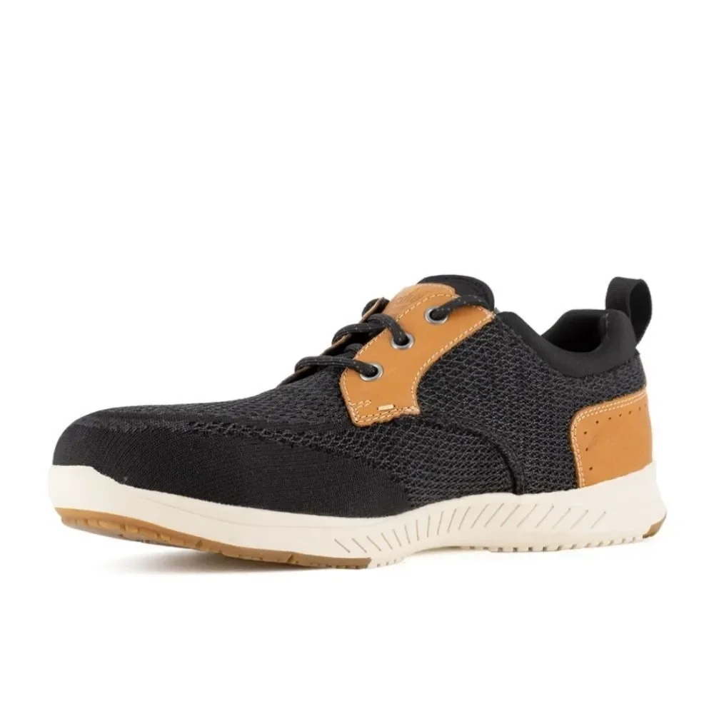 NIB Florsheim Conway Work Men's Black and Brown Casual Work Sneaker